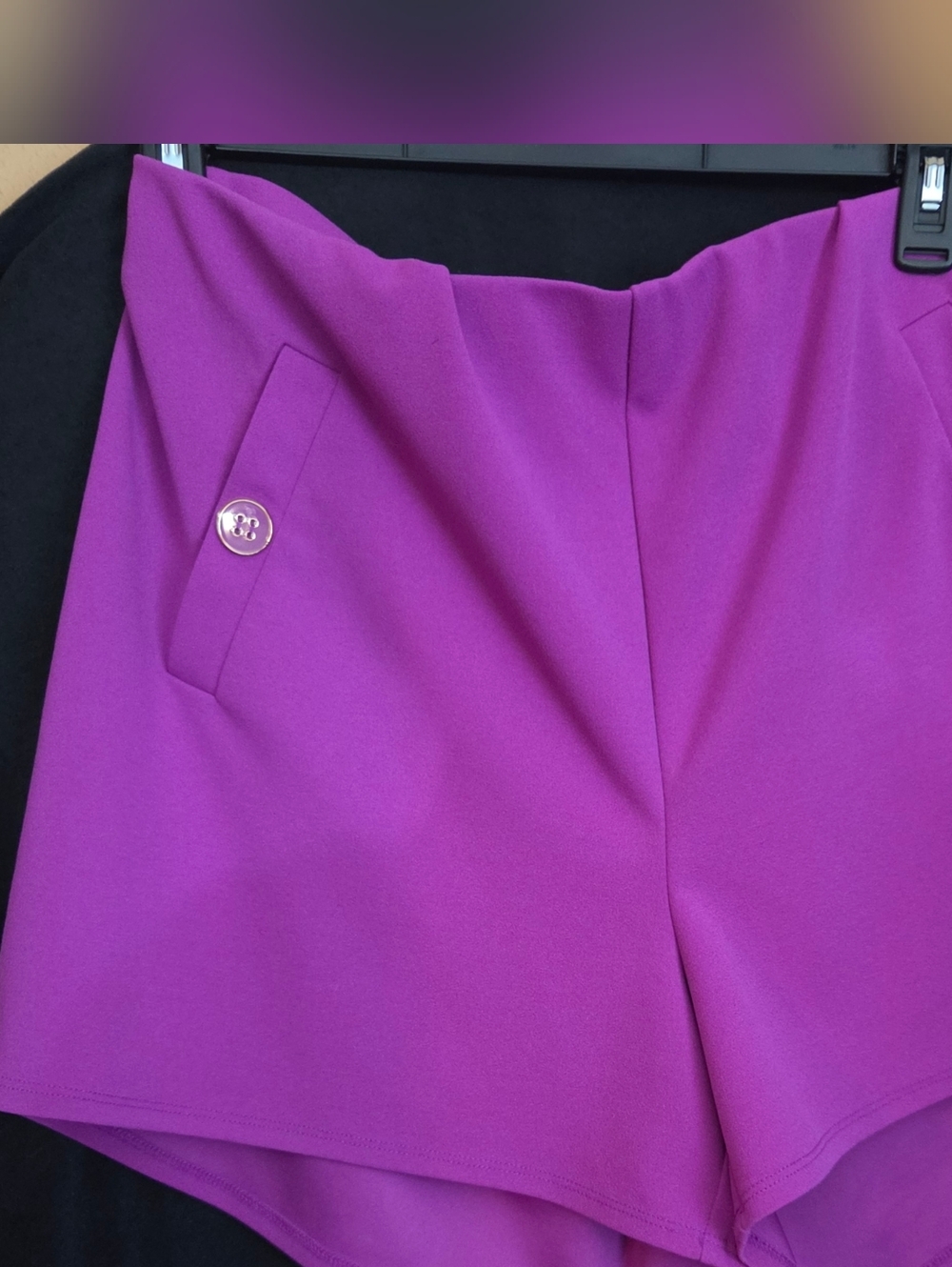 Messini Size 3X Bright Fuchsia High-Waist Shorts